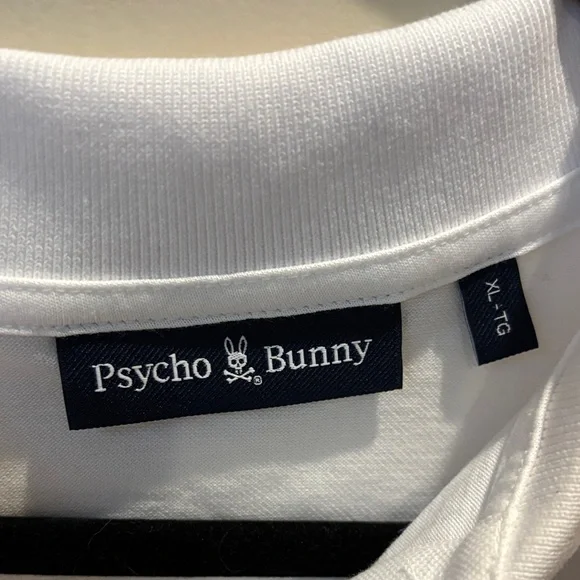 Psycho Bunny Classic White Polo Shirt - Picture 6 of 6